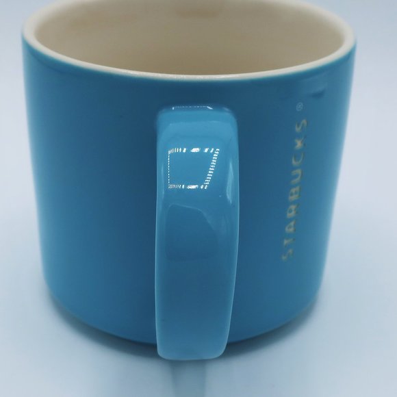 Starbucks Blue  Mug 14oz. - Picture 2 of 6
